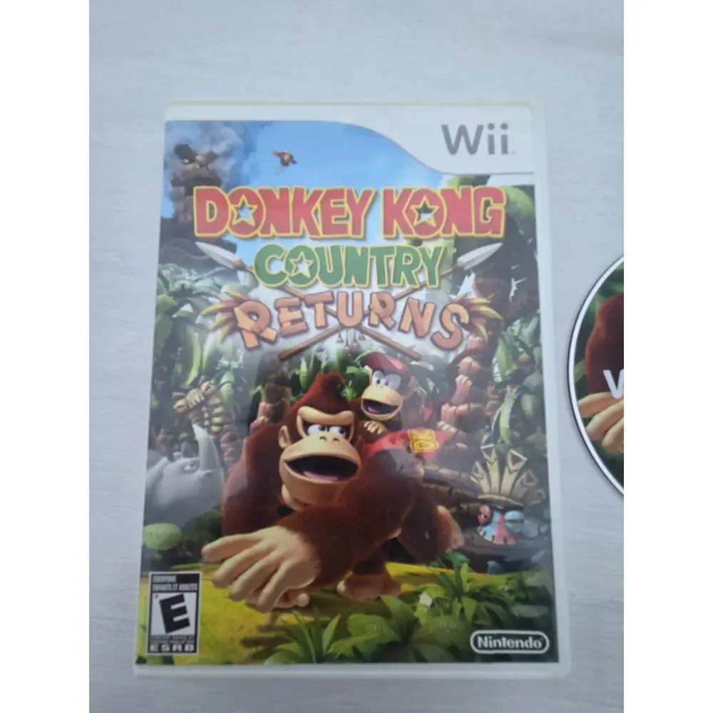 Donkey Kong Country Returns Wii Nintendo No Manual